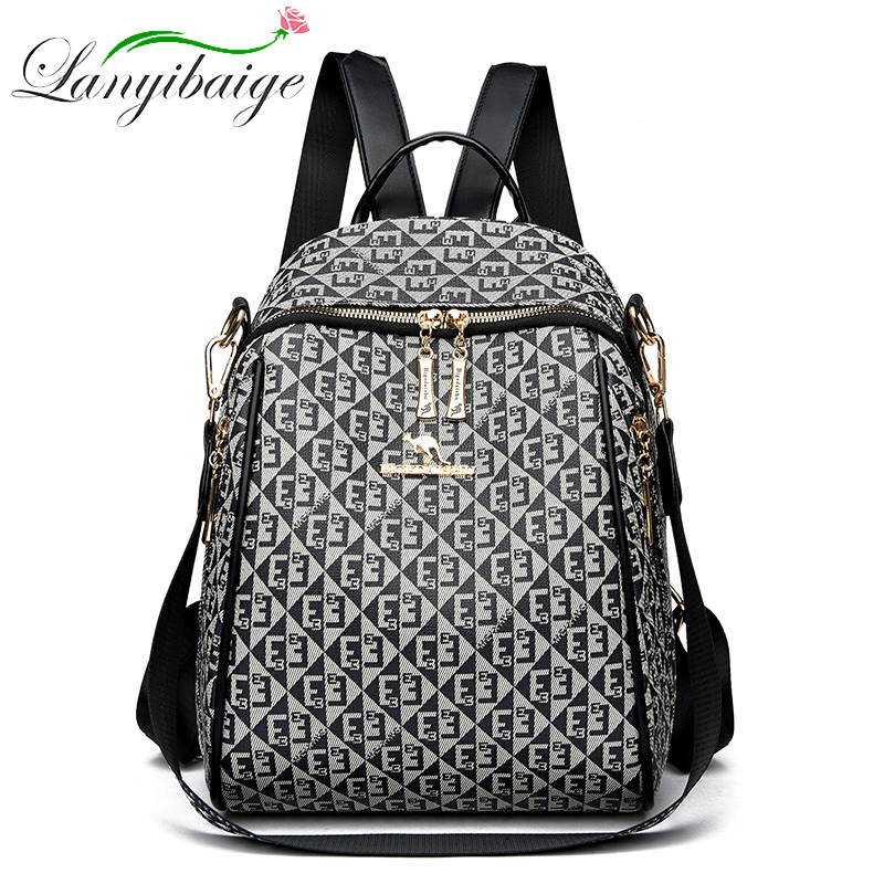 Interior Design Women - Bolsa de ombro retro impressa para