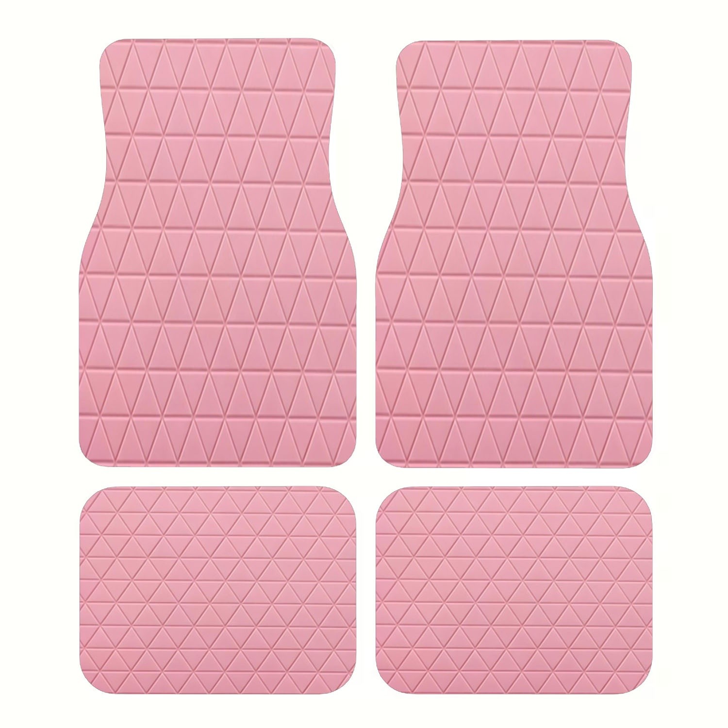 Interior Design Grid - Conjunto de 4 tapetes para carro