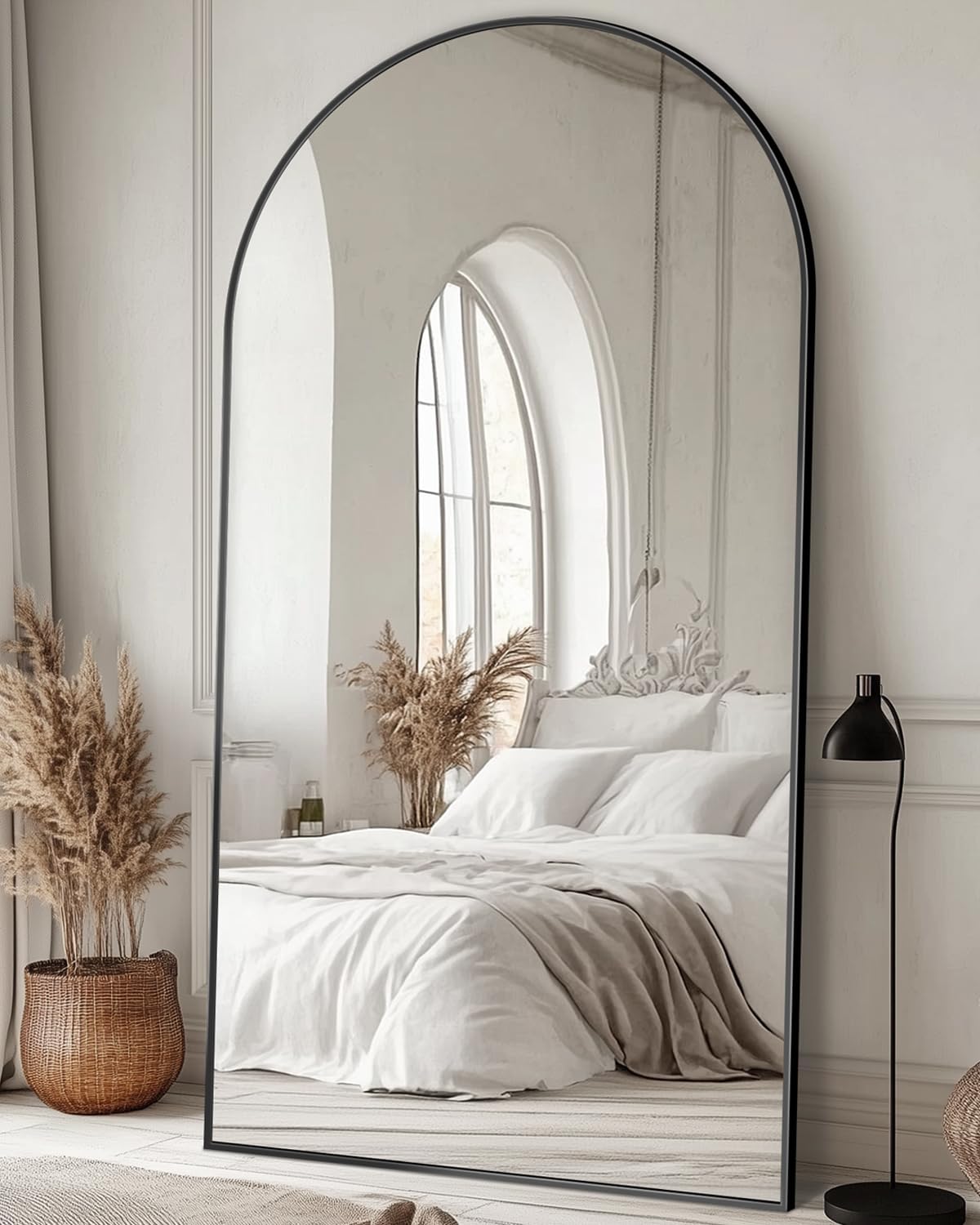 Arch Mirror Leaning - Espelho de Chão Grande 81x41 Preto