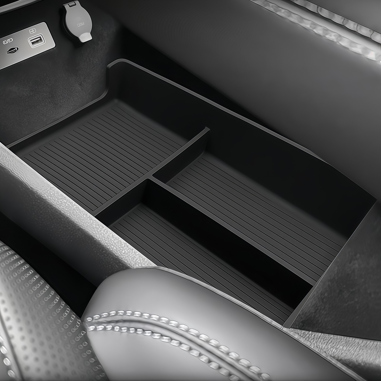 Interior Design Application - Organizador de Armazenamento Inferior para Console