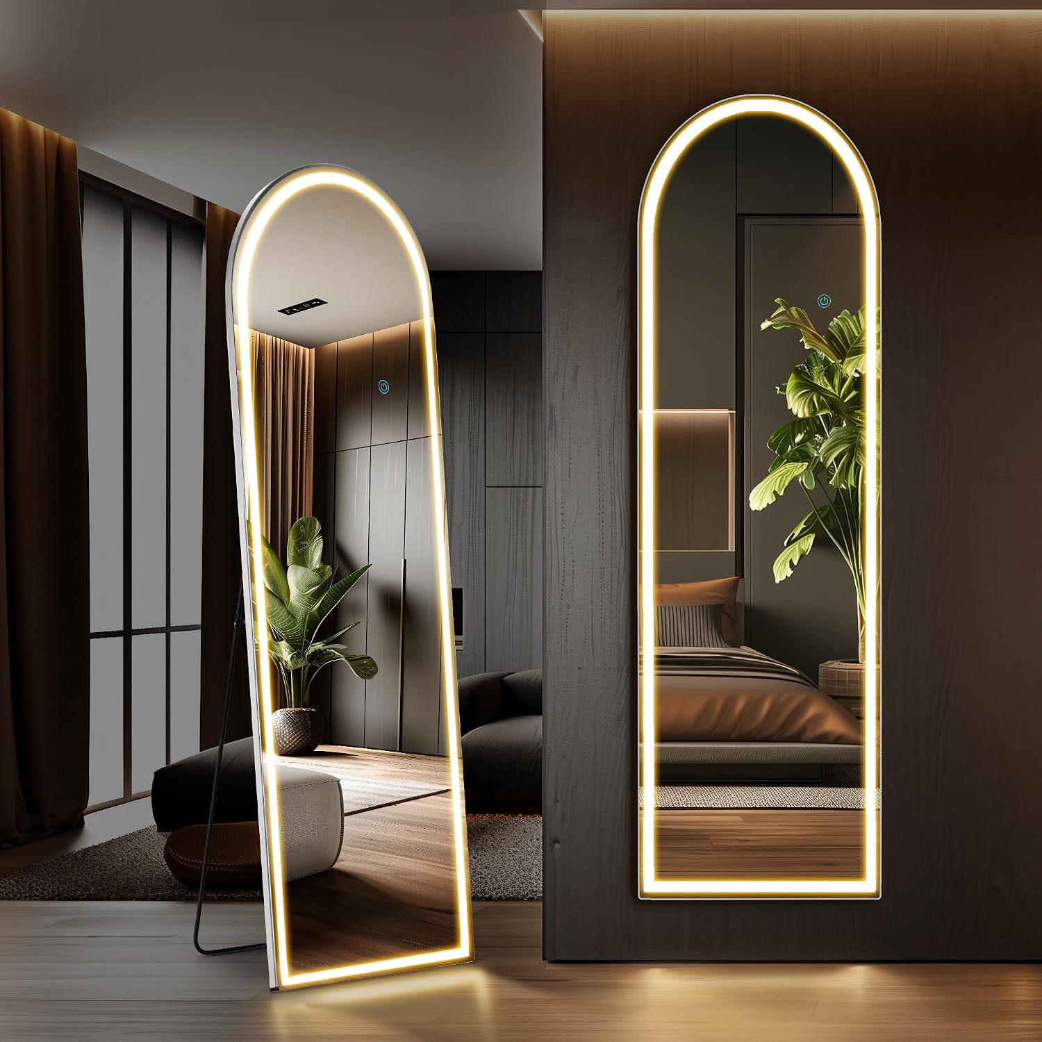 Arch Mirror Leaning - Espelho Arqueado de Corpo Inteiro 16x60