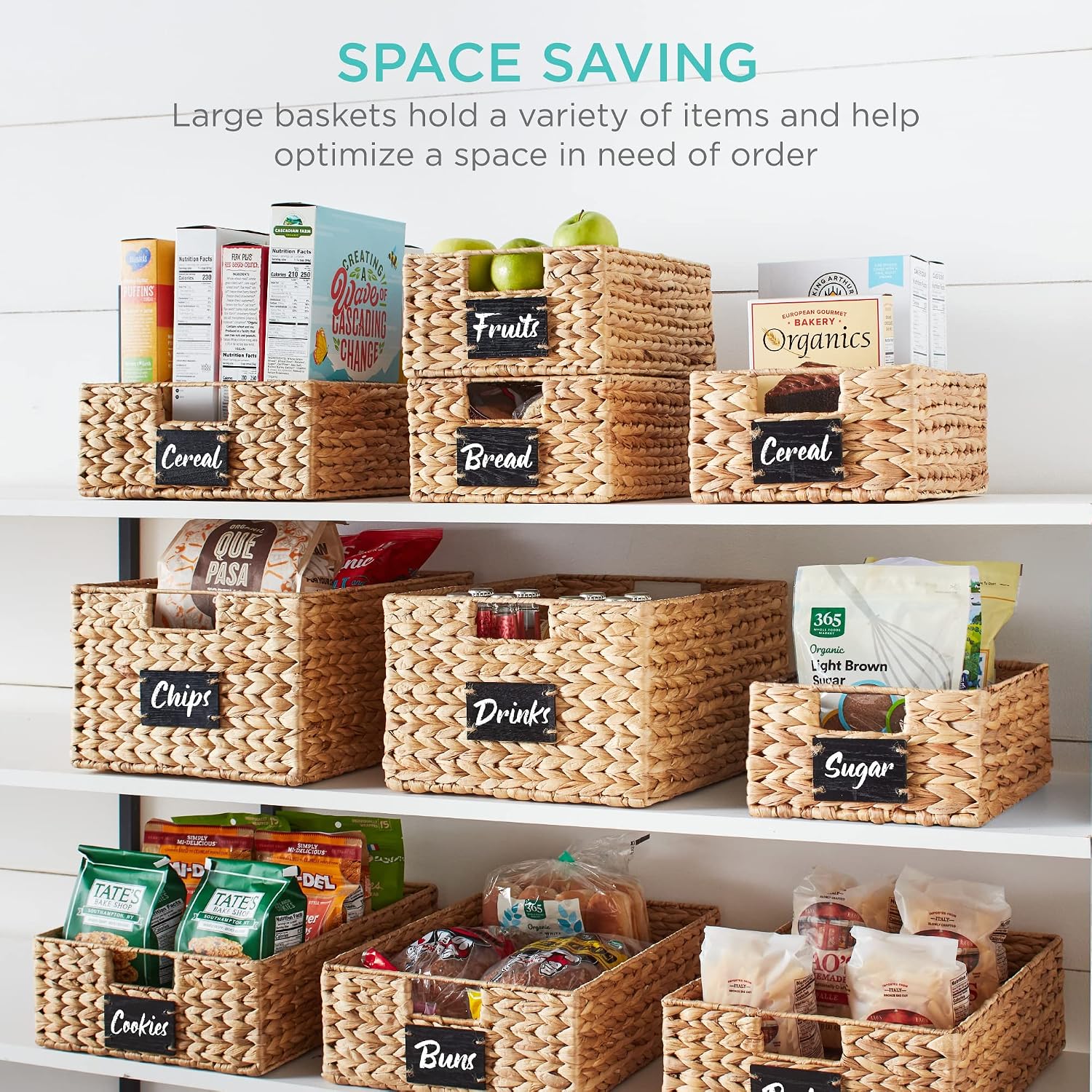 Cestas de Despensa Best Choice - Woven Basket Set avaliação e preço