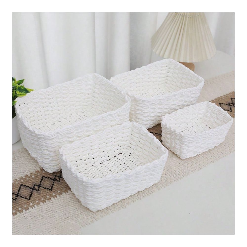 Conjunto de 4 Cestas de Armaze - Woven Basket Set avaliação e preço