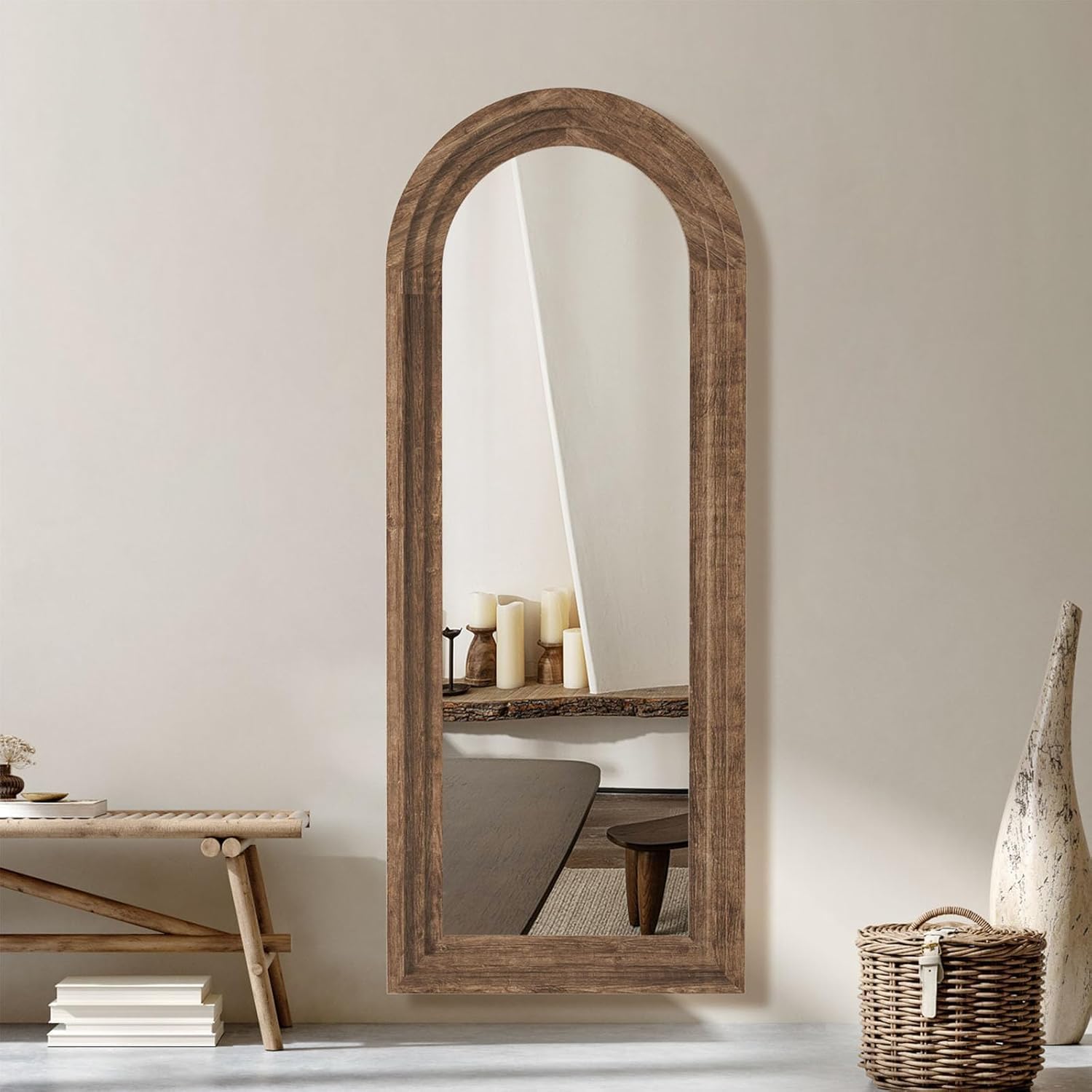 Espelho de Chão Arqueado de Co - Arch Mirror Leaning avaliação e preço