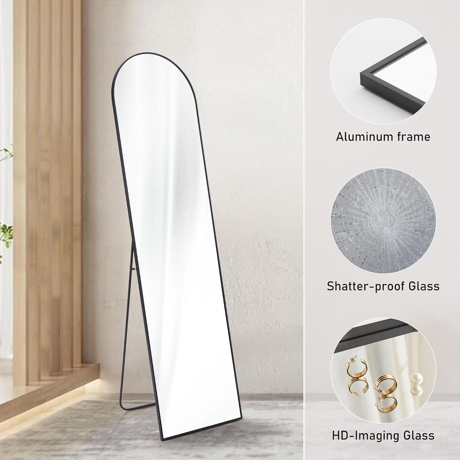 Espelho de Corpo Inteiro Arque - Arch Mirror Leaning avaliação e preço