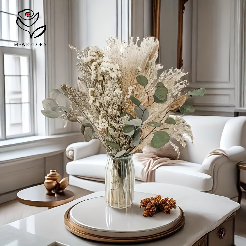 Buquê de flores secas naturais - Dried Pampas Bundle avaliação e preço