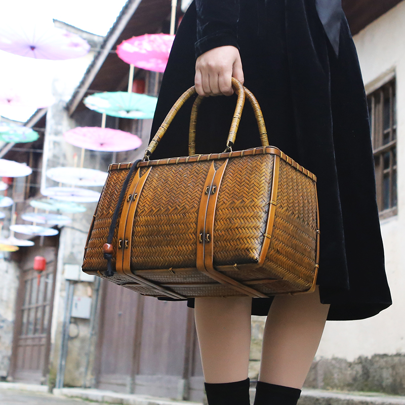 Bolsas femininas designer de l - Woven Basket Set avaliação e preço