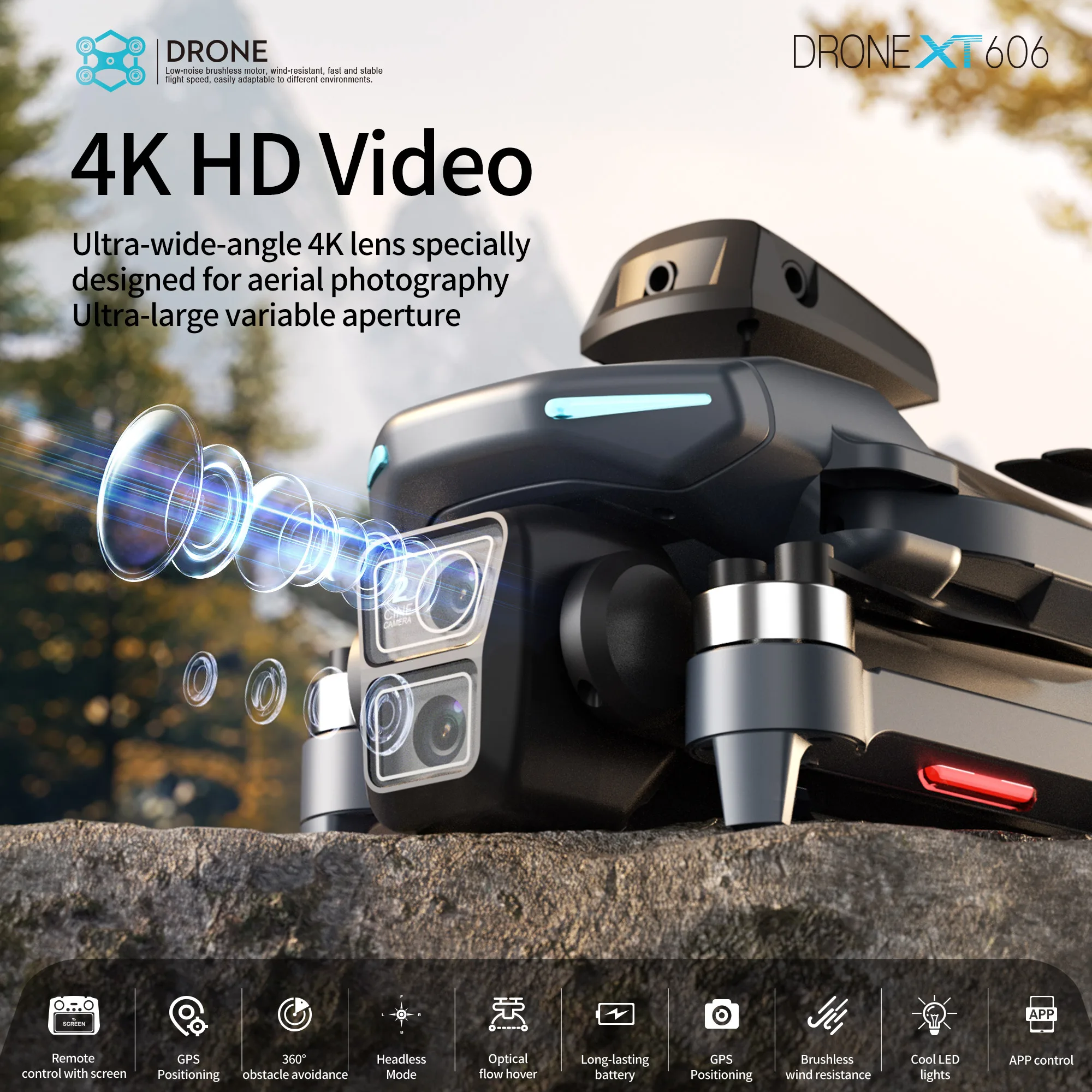 Drone Original XT606 MAX GPS 4 - Interior Design Game avaliação e preço