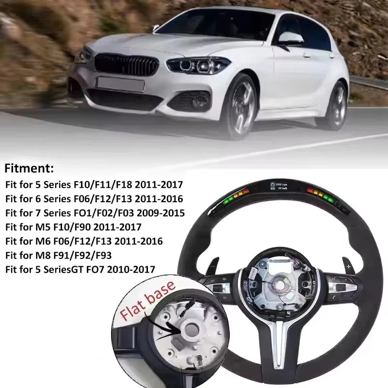 Volante de couro para BMW F10  - Interior Design Application avaliação e preço