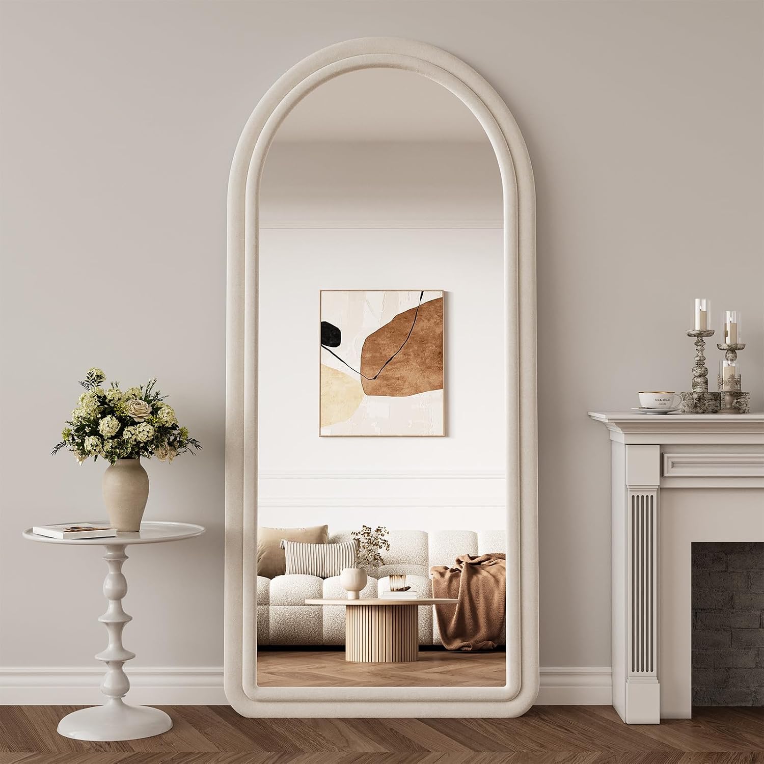 Espelho de Chão Arqueado de Co - Arch Mirror Leaning avaliação e preço