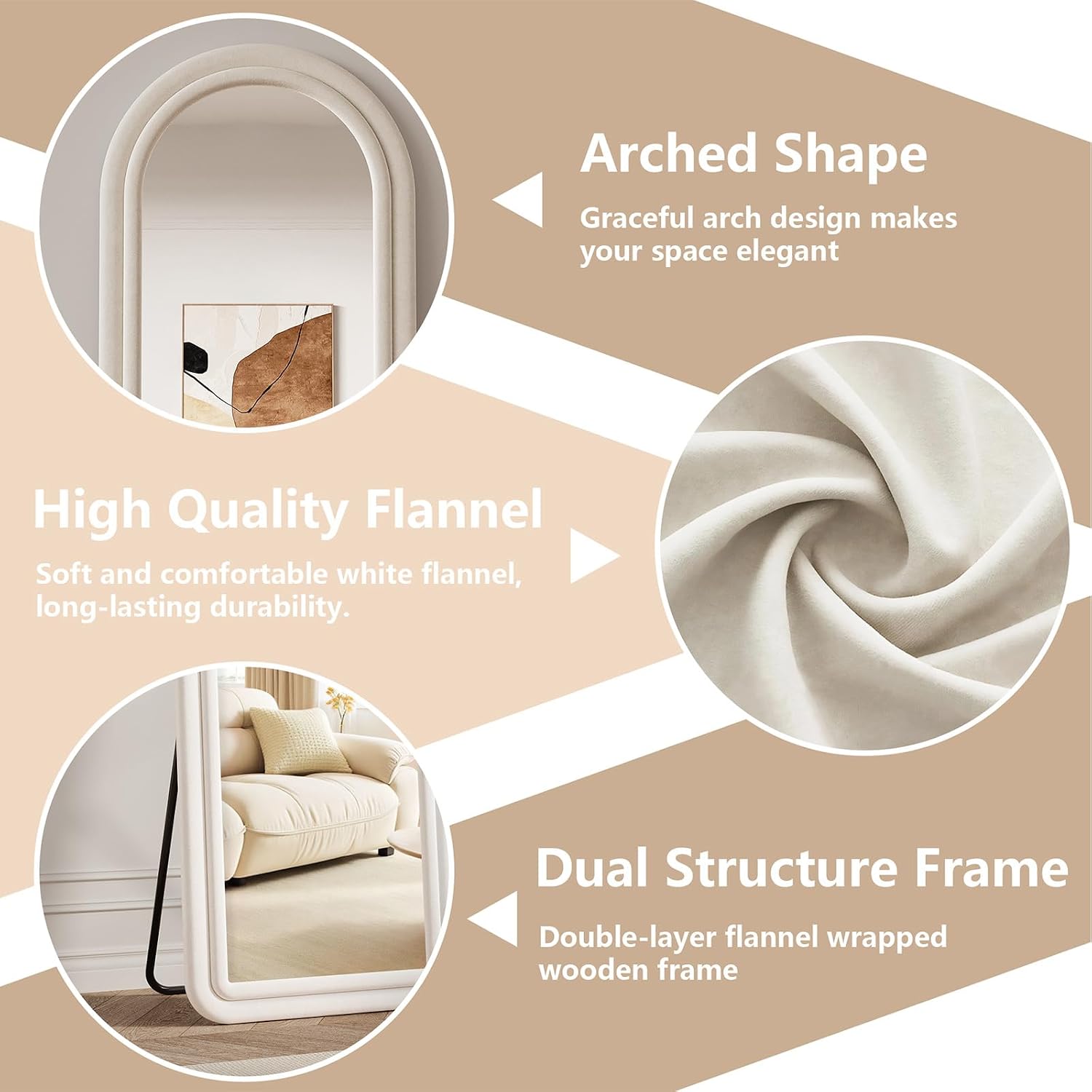 Espelho de Chão Arqueado de Co - Arch Mirror Leaning avaliação e preço