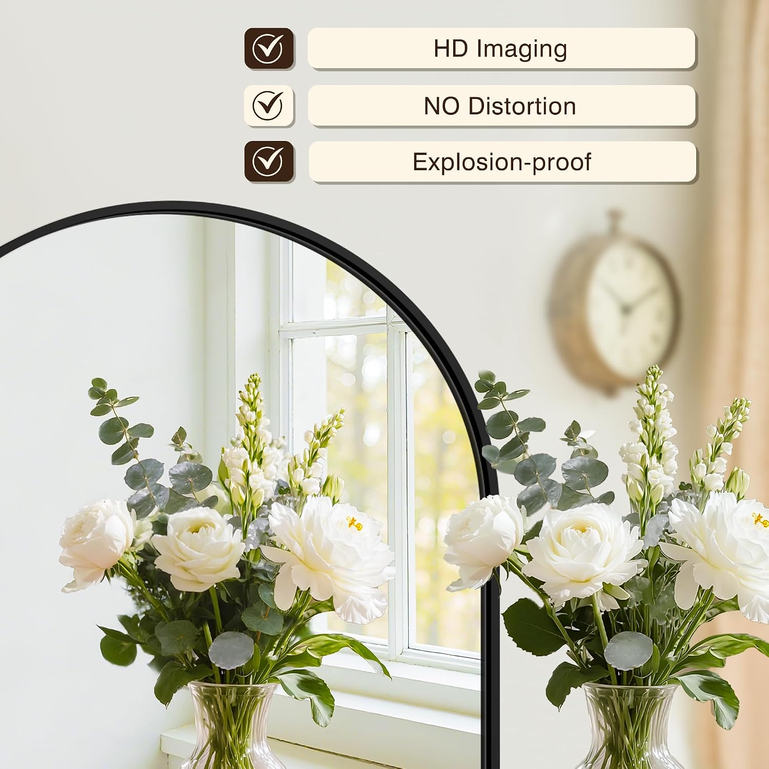 Espelho de Banheiro Arqueado p - Arch Mirror Leaning avaliação e preço