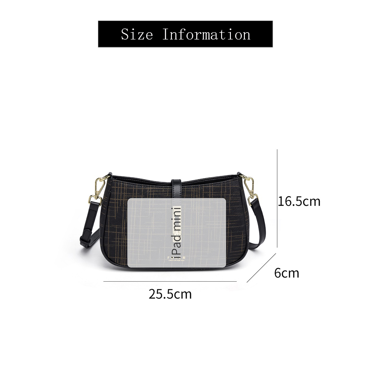 Bolsa Transversal Feminina FOX - Interior Design Grid avaliação e preço