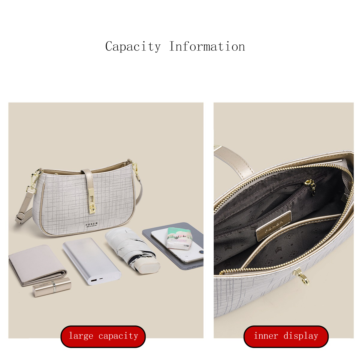 Bolsa Transversal Feminina FOX - Interior Design Grid avaliação e preço