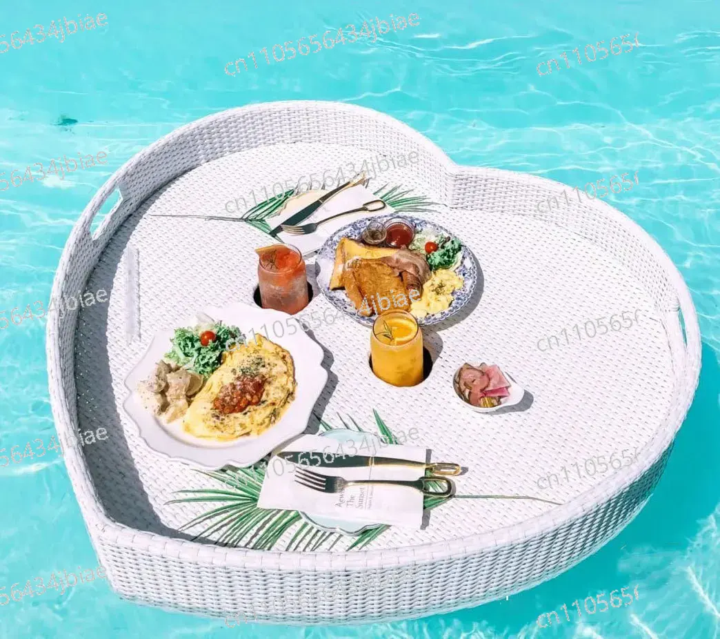 Bandeja Flutuante Redonda de R - Woven Basket Set avaliação e preço