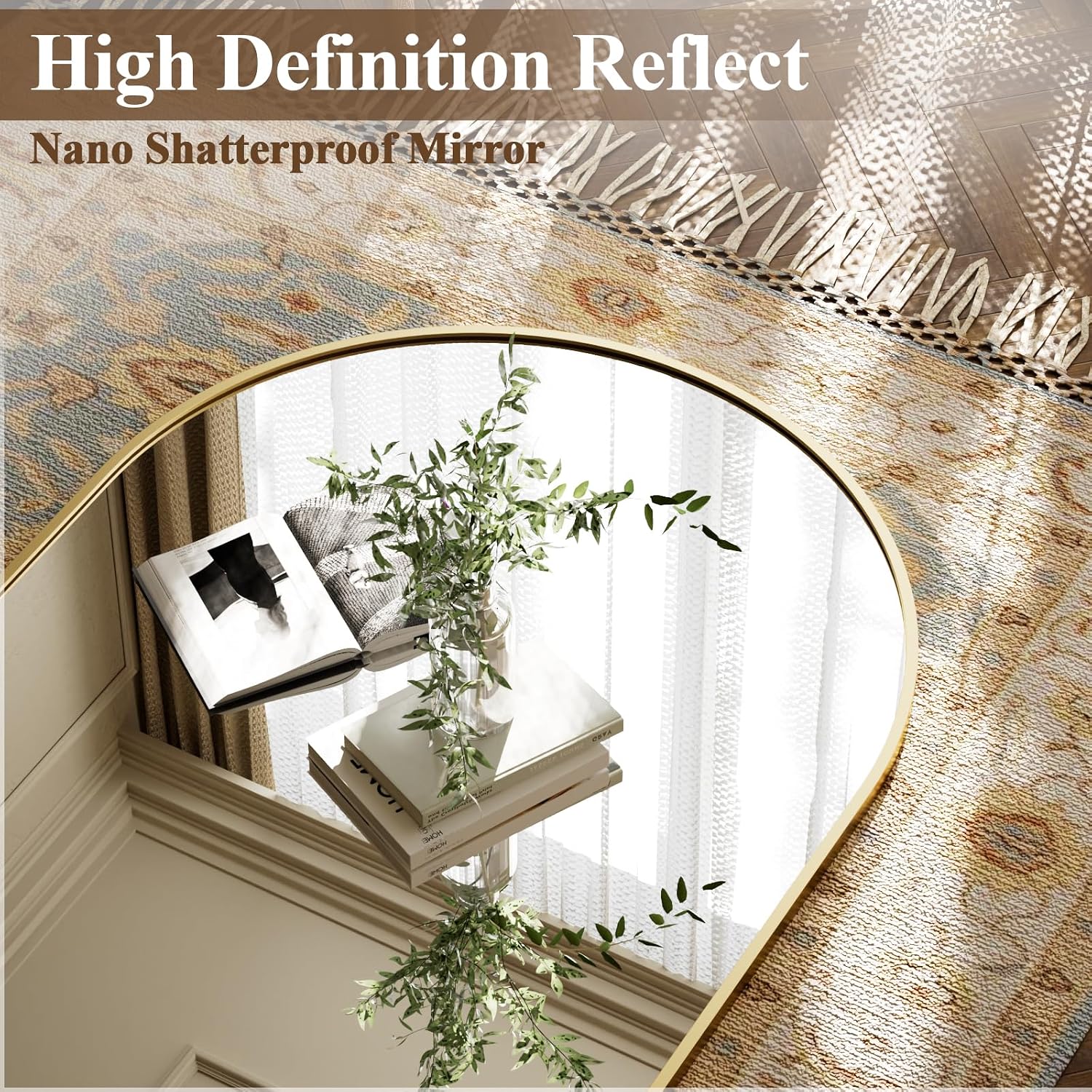 Espelho Grande Arqueado de Cor - Arch Mirror Leaning avaliação e preço
